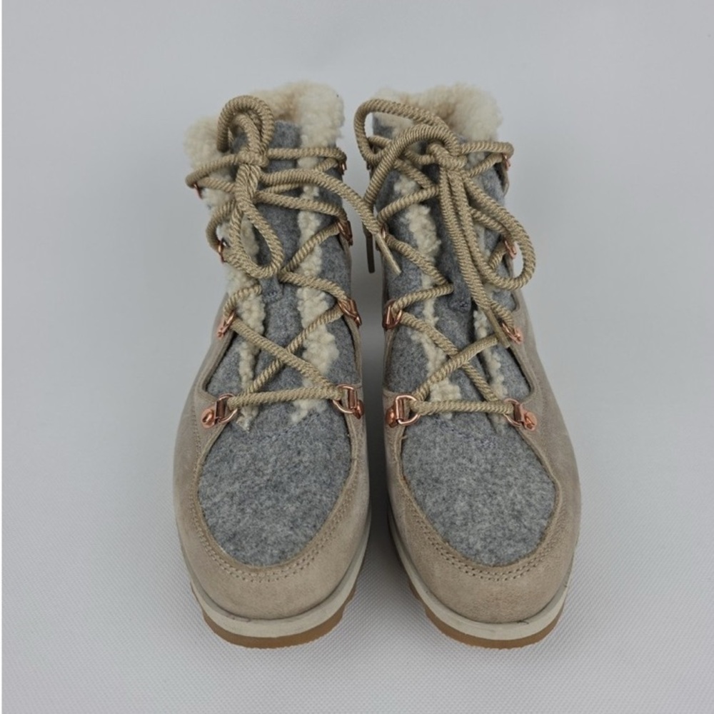 Sorel Women's Beige and Gray Winter Boots - Picture 2 of 5